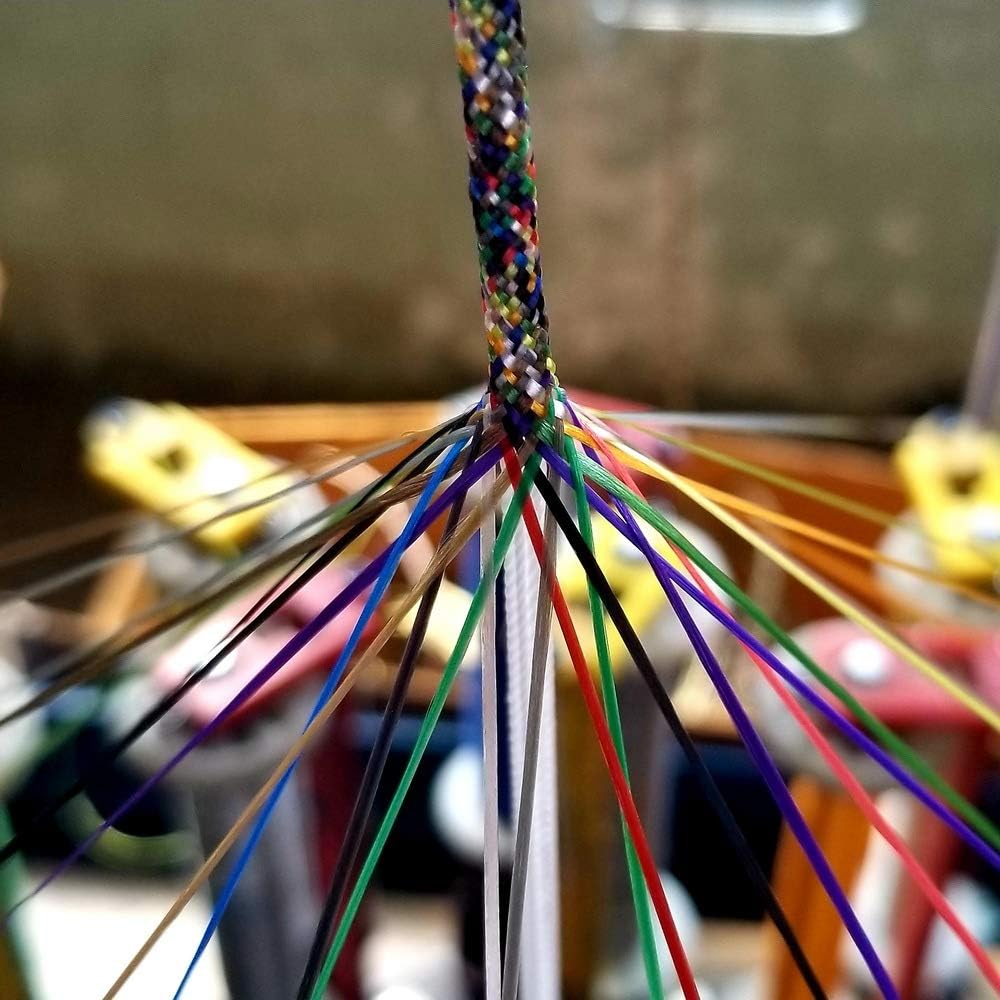 Grand Way Paracord 100 ft - Type III Black Paracord 550-4mm Nylon Rope Mil-Spec para Cord - Camping Rope Hiking Fishing Survival Boy Scout Parachute Cord - Outdoor Hammock 550 Paracord 016 : Sports & Outdoors