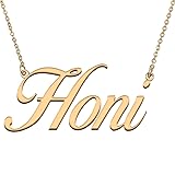 HUAN XUN Customized Custom Simple Any Name Necklace