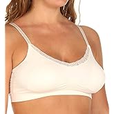 Coobie Full Size Strappy V-Neck Lace Trim Bra (9042F) Full/Ivory