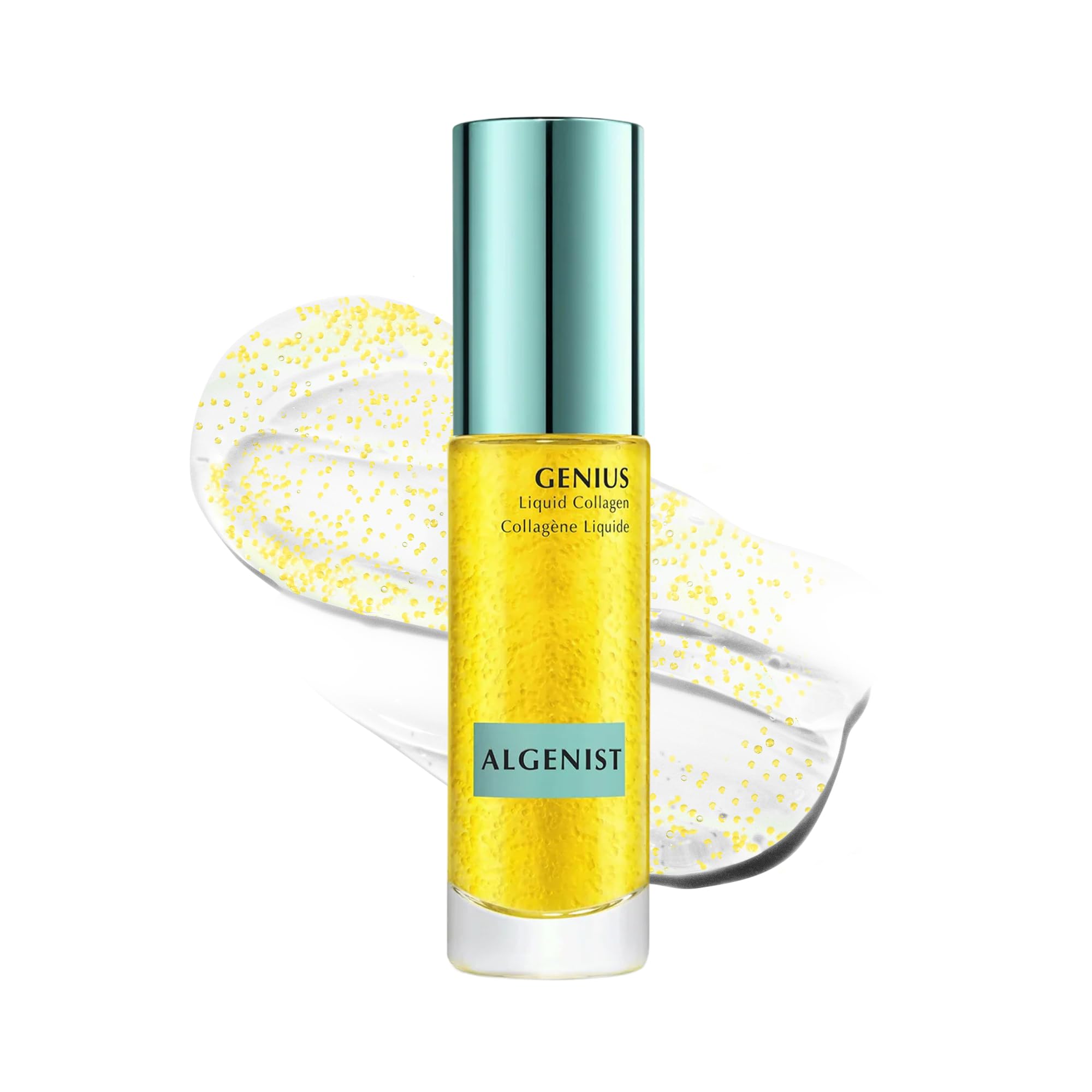 Algenist GENIUS Liquid Collagen - Vegan, Plant-Based Collagen Dropper with Vitamin E & Omega 3, 6 & 9 - Active Anti-Aging Formula - Non-Comedogenic & Hypoallergenic Skincare (30ml / 1oz)
