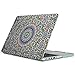 MacBook Retina 13 Inch Case, iCasso Fashion Image Rubber Coated Soft Touch Hard Case Cover for MacBook Pro 13.3 inch with Retina Display (No CD-ROM), Model:A1425/A1502 - Moroccan Pattern