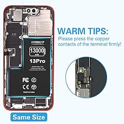 XYIRMCYF 13000mAh Super Capacity Battery Compatible