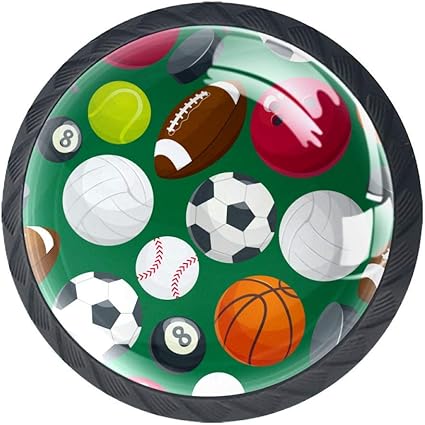 Balones deportivos y puertas para juegos Tiradores de cajones Manija