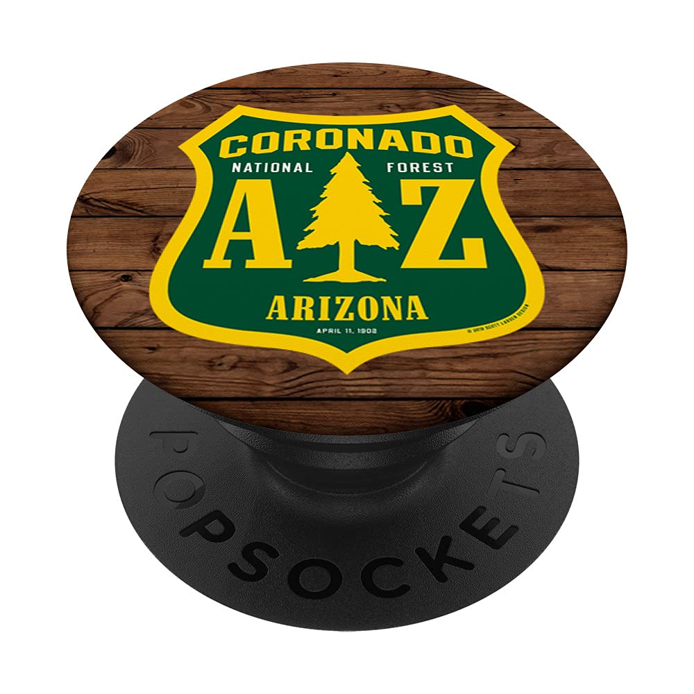 Coronado National Forest Arizona Shield Retro Style CLEAN PopSockets Swappable PopGrip