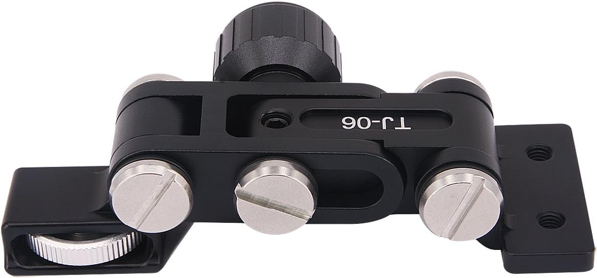 Haoge TJ-06 Camera Support Bracket Holder for DIY Camera Lens Support System with Selected Haoge Plates, Black, DIY Camera Support 06 - Image 4