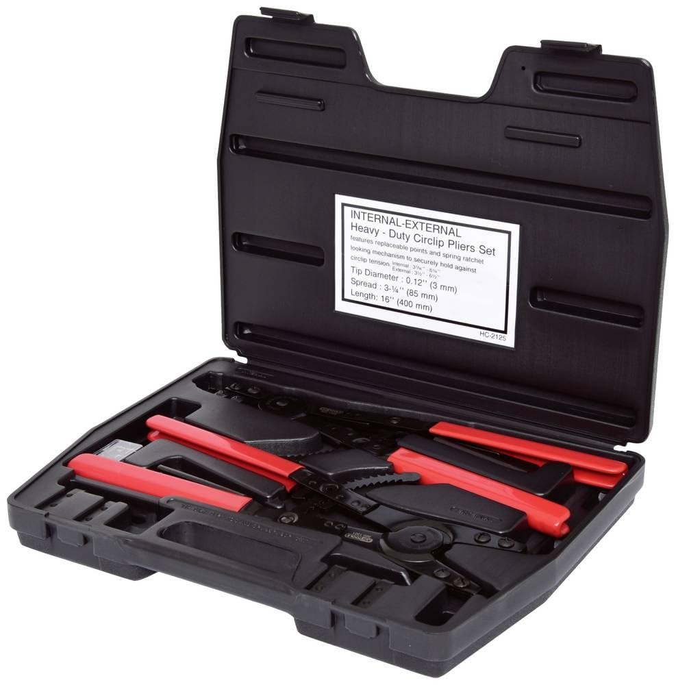 KS Tools 500.1300 Circlip Pliers Set (14 Pieces)