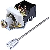 8 Term Headlight Switch w/Knob Lever for Chevy Pontiac GMC Cadillac Buick | 1965-1970 D1588