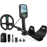 48" MAX Deep Depth Metal Detector for Adults, Professional Gold Detector with Pinpointer &amp; All Metal Mode, Double-D Coil Waterproof Metal Detector Kit for Beach, Detector De Metales Oro Y Plata