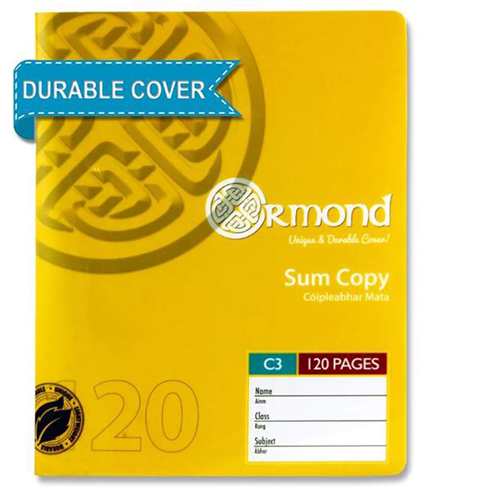 Premier Stationery Ormond 120 Page C3 Sum Copy Book.