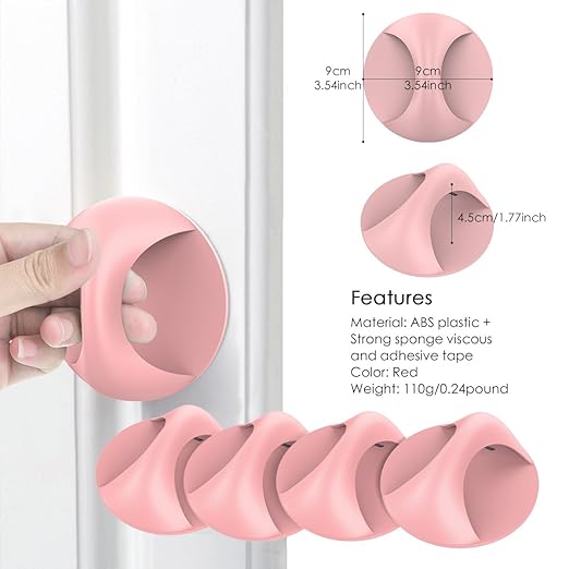 YoungRich - Juego de 4 manijas autoadhesivas para puerta o ventana ...