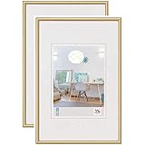 Amazon Com Arttoframes 40x60cm Satin White Frame Picture Frame Cmwomfrbw 40x60