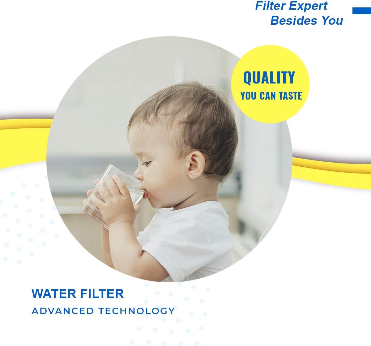 EXCELPURE 3US-AF01 Under Sink Water Filter, Replacement for Filtrete Standard 3US-AF01, 3US-AS01,Whirlpool WHCF-SRC, WHCF-SUFC, WHCF-SUF(3 PACK): Home Improvement