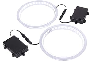 GoSports Cornhole Light Up LED Ring Kit 2pc Set - Red, White or Blue - Compatible with All Cornhole Games