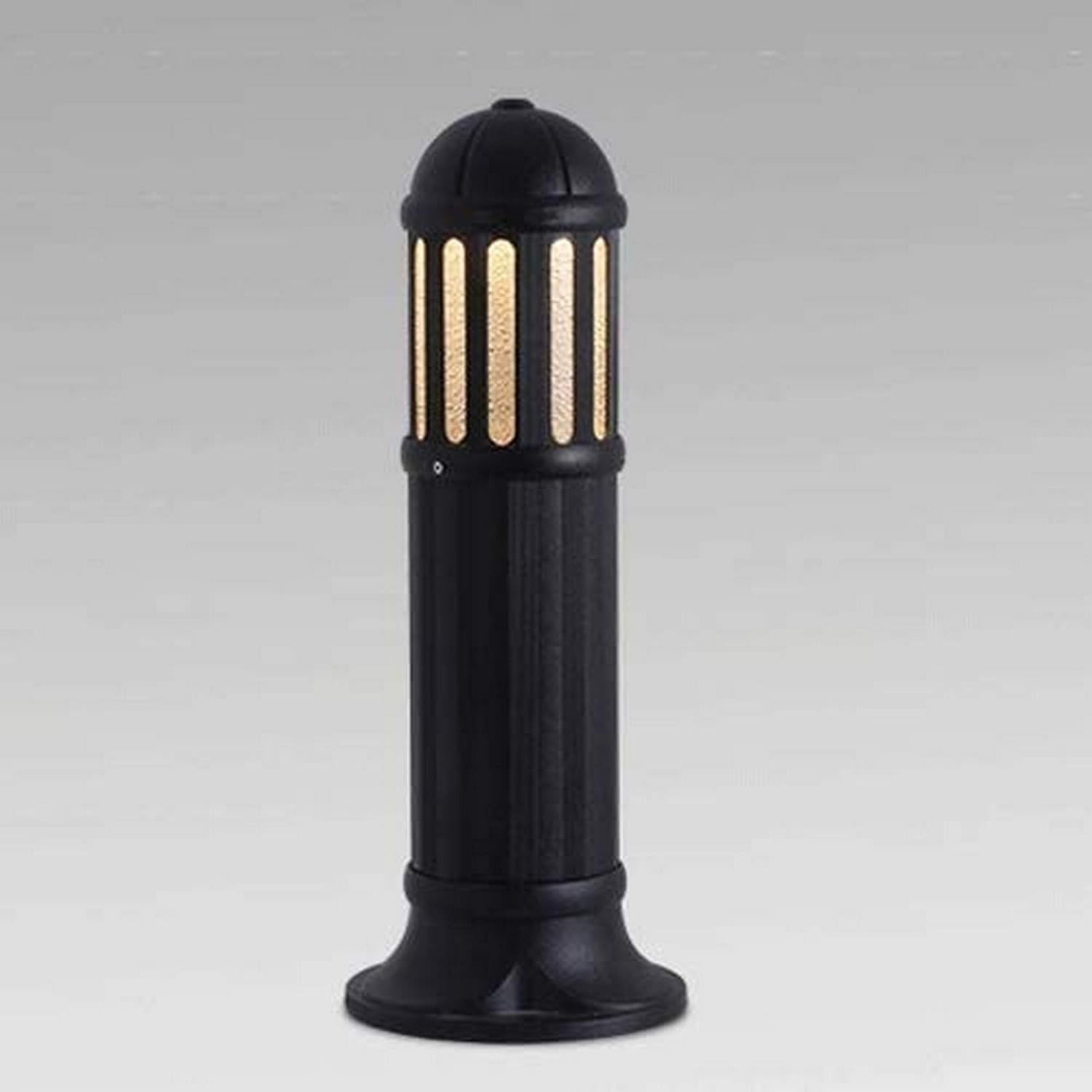 Rustic American LED Antirust Pillar Light Outdoor Waterproof Beacons Tower Community Courtyard
