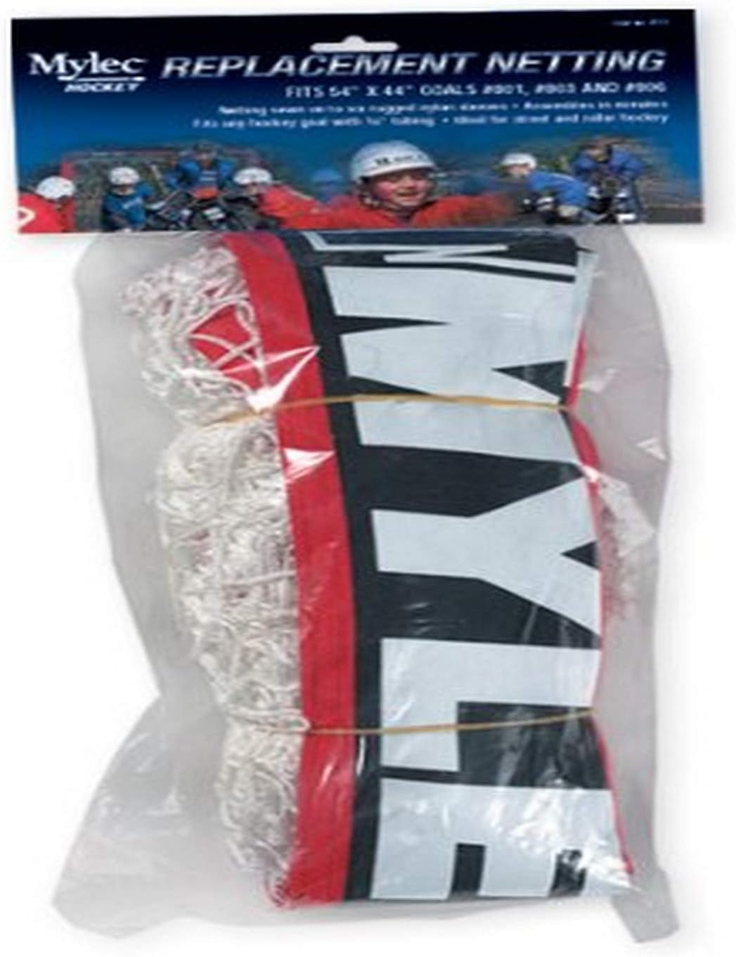 Mylec Replacement Netting with Sleeve for 48-Inch X 37-Inch Goals (Red/White) : Hockey Nets : Sports & Outdoors