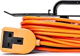 Status 10m Heavy Duty Extension Lead Single Socket Orange 13A Outdoor Power view 6