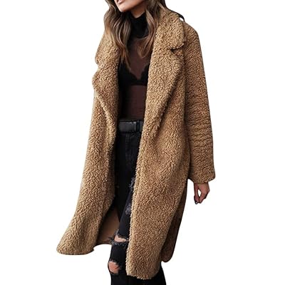 FORUU Women's Long Sleeve Open Front Coat Jacket Bahrain Ubuy