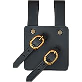 Medieval Leather Sword Frog - Handcrafted Adjustable Costume LARP Dagger Axe & Rapier Sabre Prop Frog Holster