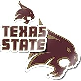 Desert Cactus Texas State University Sticker Texas State Bobcats Vinyl Decal Laptop Water Bottle Car Scrapbook Sheet (4 Inch Set V1)