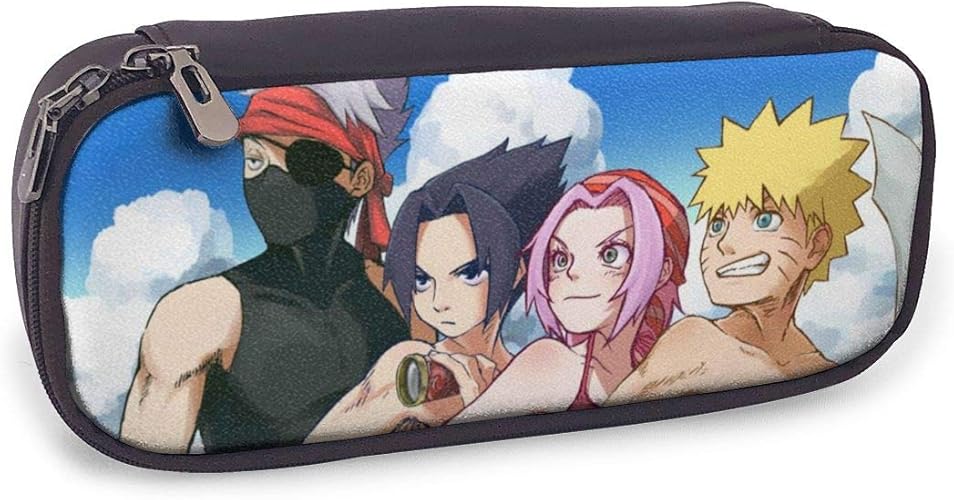 Amazon Naruto ナルト Jpeg Pu 革 ペンケース 大容量 おしゃれ 高校生 アニメ 鉛筆 筆箱 漫画 軽量 通学 子供 学生 文具収納 化粧ポーチ 多機能 男女兼用 防水 文房具 ダブルジッパー 革のえんぴつ包み シューズ バッグ