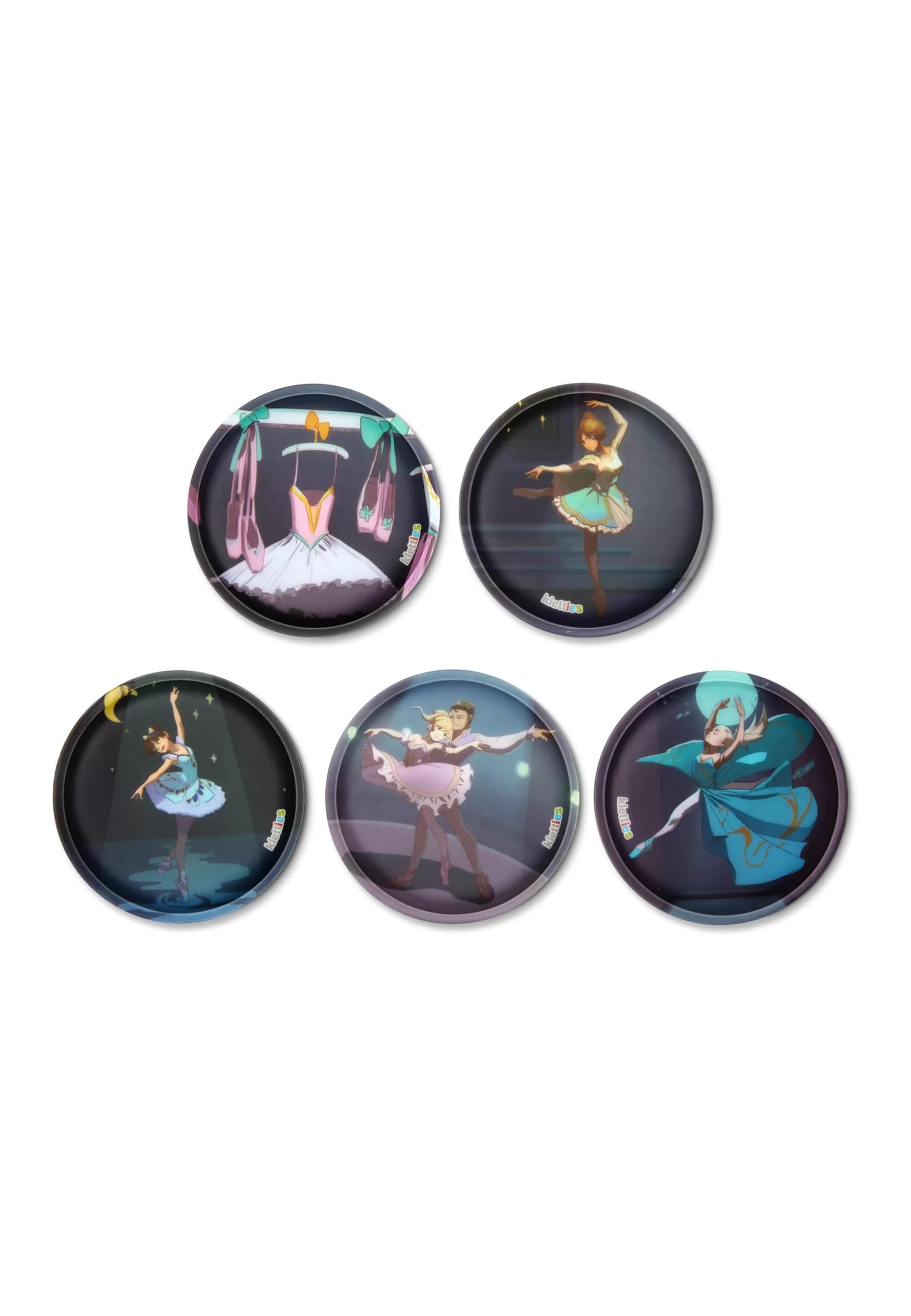 ergobag Kletties-Set, Children Childrens' Backpack, Balletttänzerin - Bunt, Einheitsgröße - ERG-KLE-001-100