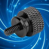 Hyuduo 20PCS Aluminum Alloy Thumb Screws 6-32 Thread Black Anodized Hand-Tighten view 9