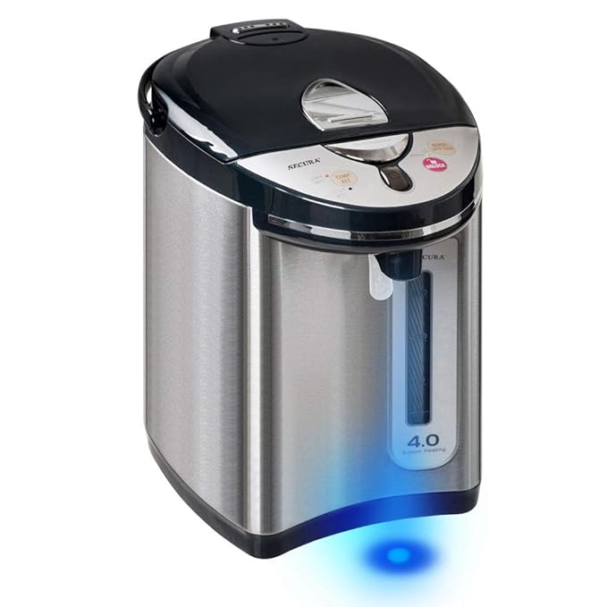 Secura Stainless Steel Water Boiler and Warmer w/Night light Electric