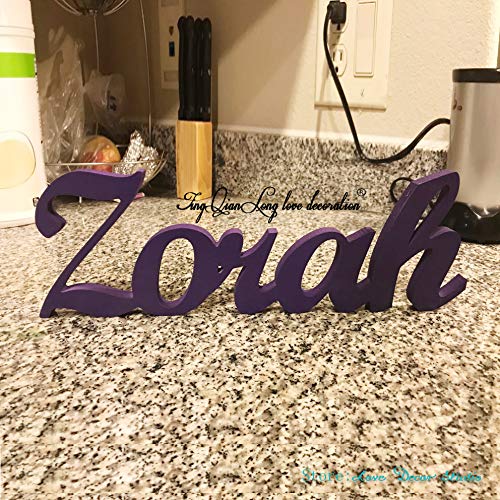 name wall art letters