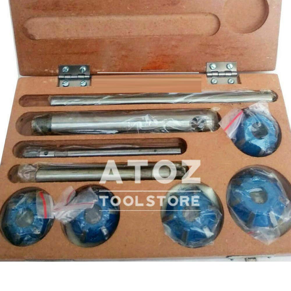ATOZ Carbide Tipped Valve Seat Cutter Set 45, 30, 70 Degree Valve Guide Rod (Carbide-Tipped Valve Seat Cutter Set 9 x 20.45)
