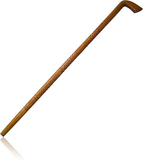 Amazon Co Jp 手彫り 強力 軽量 ユーカリ 木製 ウォーキング スティック 杖 スタッフ 快適 丸型ハンドル 日常使用 ハンドメイド 彫刻 ナチュラル仕上げ 36インチ メンズ レディース シニア用 高齢者 ホーム キッチン