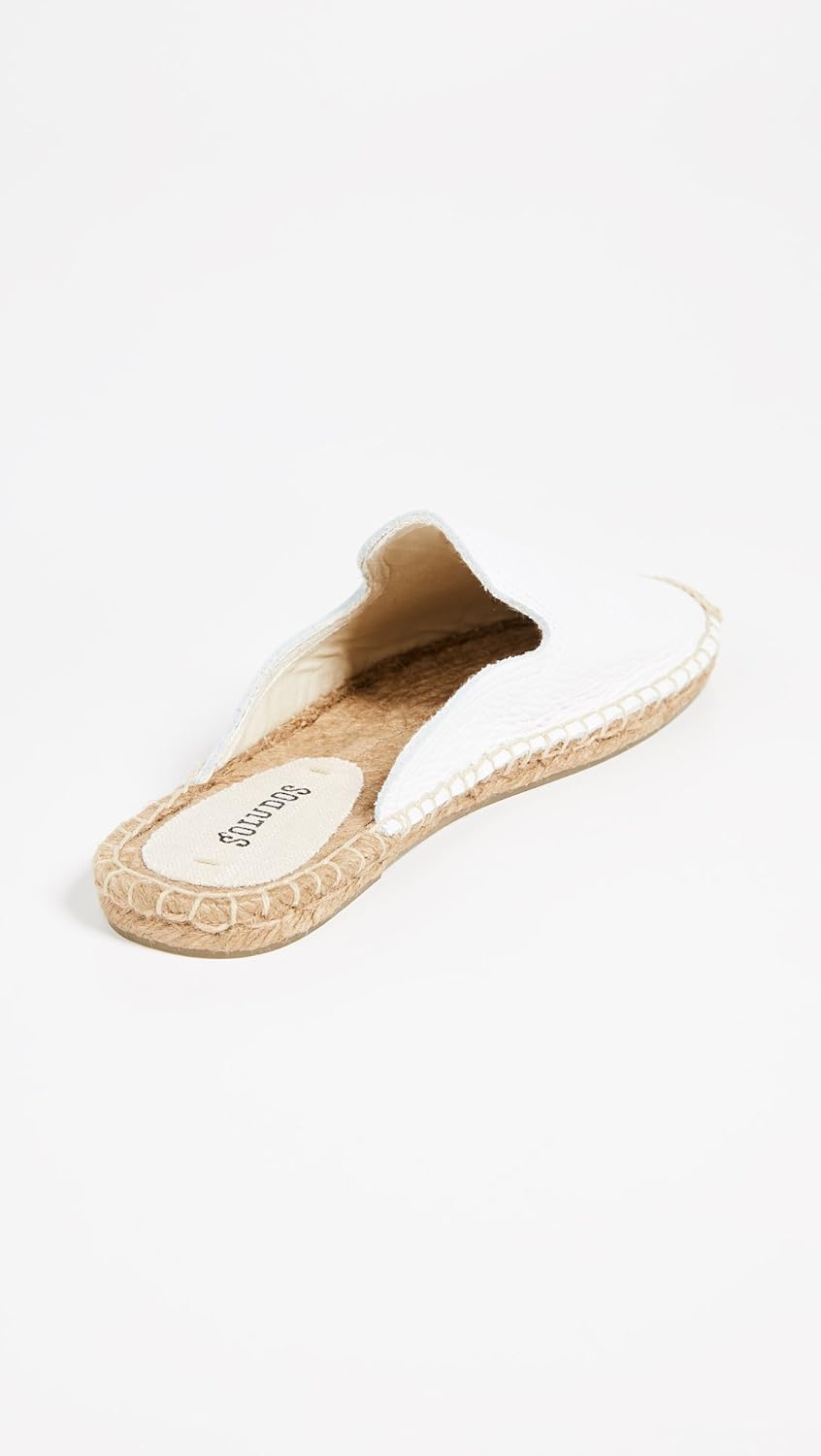 soludos tumbled leather mule