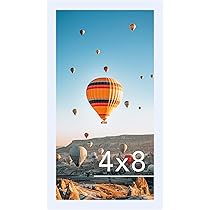 Poster Palooza 13x16 Inch White Pine Wood Picture Frame – UV Acrylic & Hardware Included