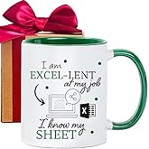 WFFW Accountant Mug - 'I Know My Sheet' Freak In The Sheets Funny Spreadsheet Mug Gift for Any Occasion