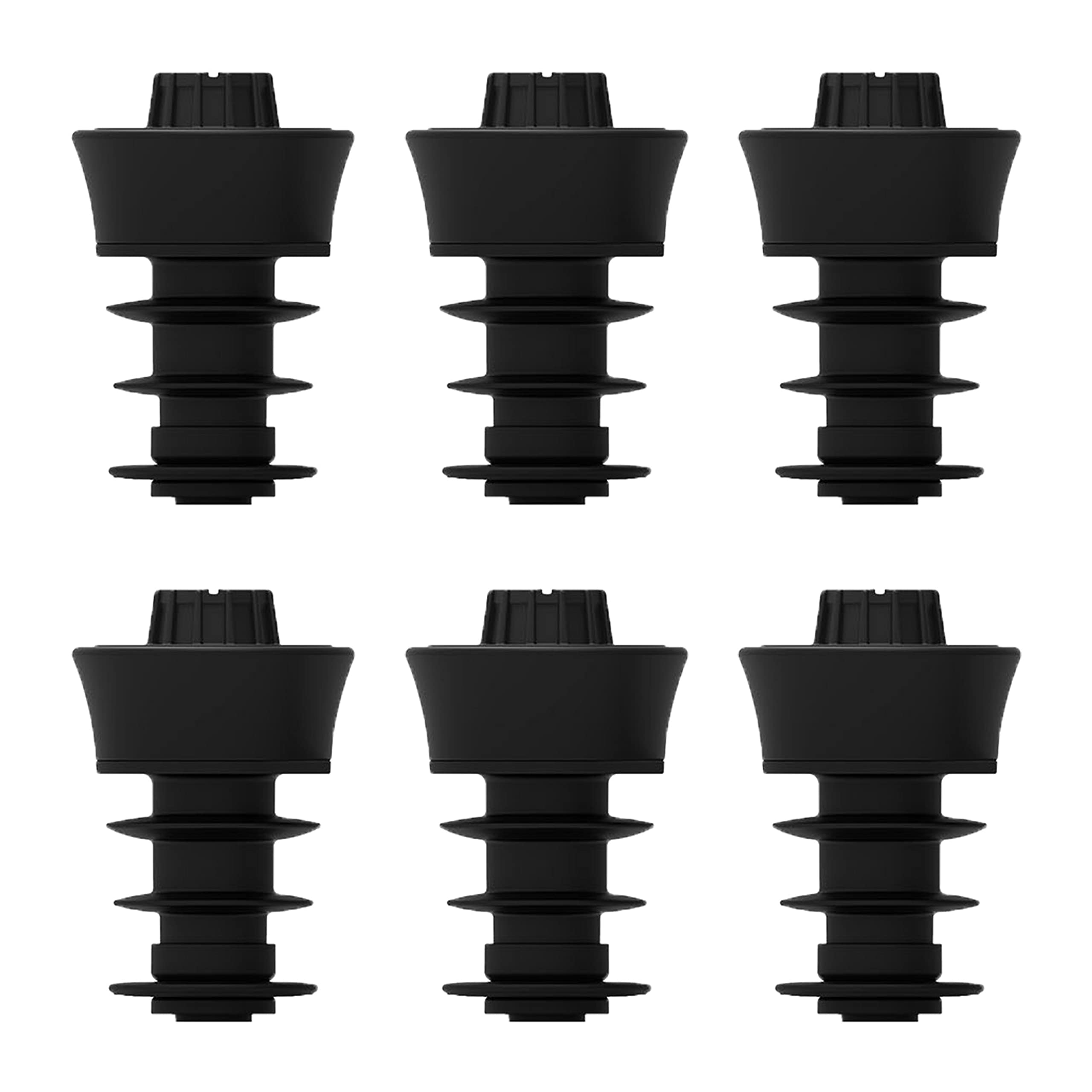 Coravin Pivot Silicone Stoppers | Compatible with Pivot Wine Preservation System | Preserves Wine for up to 4 Weeks - 6 Pack