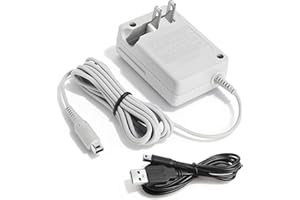 VRANZORAL 3DS Charger for Nintendo 3DS/ DSi/DSi XL/ 2DS/ 2DS XL/New 3DS 100-240V Wall Plug Adapter