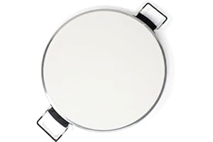 MisterChef Ceramic Pizza Stone for Oven, Round 12 Inch Replacement Baking Stone for Indoor Electric Pizza Ovens, Bread Stone 