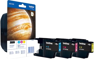 Brother LC1240RBWBP Ink Cartridge Rainbow Pack Cyan Magenta Yellow