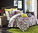 Chic Home Mumbai 8 Piece Reversible Comforter Set/Printed Luxury Bed in a Bag, Queen