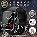 Smart Watch,Bluetooth Smartwatch Touch Screen Wrist Watch with Camera/SIM Card Slot,Waterproof Smart Watch Sports Fitness Tracker Android Phone Watch Compatible with Android Phones Samsung Huawei