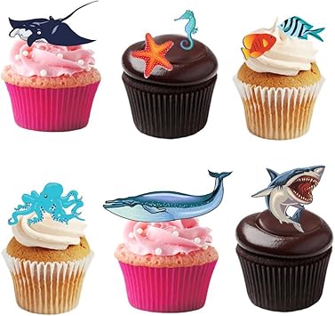 27 Stand Up Sea Creatures Animals Fish Underwater Themed Edible