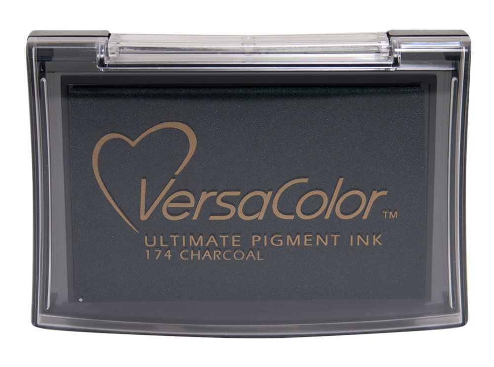 Tsukineko VC174 Versacolor Pigment Ink Pad - Charcoal