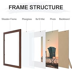 Vittanly 11x14 Picture Frame, Display Pictures 8x10