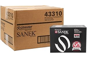 OMAGAZEE GRAHAM SANEK Salon Barber Stylist Neck Strips (12 Packs of 60) SD-43310 (4 Pack)