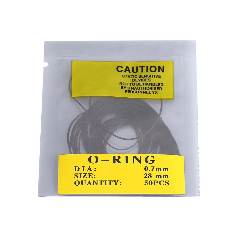 O-Ring Rubber - O-Ring Gasket Kit - 12 mm-30 mm - Universal Repair for Watchmaking 0.7mm