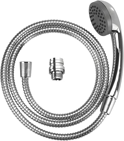WENKO Shower for Handbasin Handheld Shower with 150 cm Hose Silver