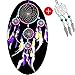 YYAO 2016 Handmade Traditional Original Dream Catcher,(Rainbow Multi Colour）with 6