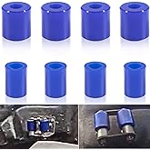 8 Pack Hood Roller Bushings for Peterbilt 357, 375, 379, Reference Part 13-04391, 13-03593, 377 with J Style Hinges, Polyurethane Hood Roller Bushing for Kenworth ATRO, Blue