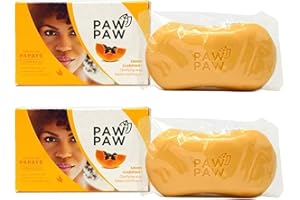 GENERIC Paw Paw Skin & Body Clarifying Bar Soap Papaye Papaya Extracted with Vitamin E, 180g./6.3oz. (Pack of 2)