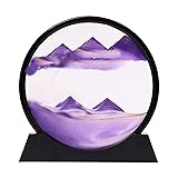 MUNSCVUS Moving Sand Art Picture in Motion, Round