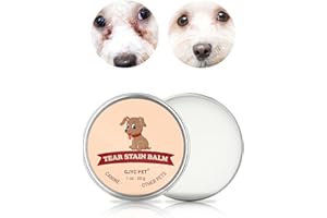 GJYC PET Tear Stain Remover for Dogs 1oz - Dog Tear Stain Remover for White Dogs, Pet Eye Cleaner, Dog Eye Care for Tear Stains, Dog Eye Booger Remover, Cat Tear Stain Remover, Eye Stain Remover for White Fur